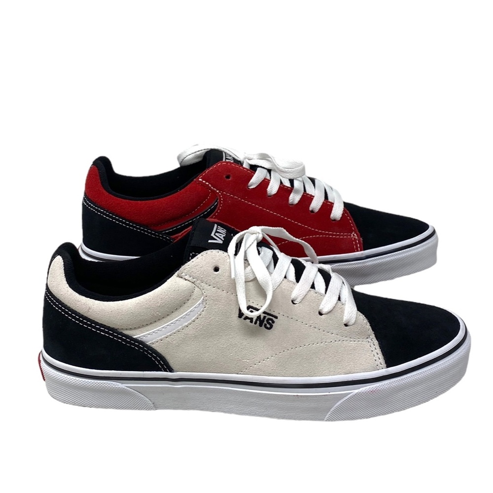 VANS Seldan Men's Shoe Sneakers Rally Suede Red Black Low Top Casual VN0A5HTZBA2 - Picture 9 of 12